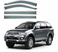 YUSHENGSRSAN 4 Pcs Car Window Deflectors For Mitsubishi For Pajero Sport Mk2-Kg-Kh-Pb 2009-2015, Side Window Ventilated Visors Rain Deflector Car Window Rain Guards