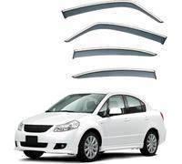 YUSHENGSRSAN 4 PCS Car Window Deflectors for Suzuki for Neo for Baleno MK1 2005-2014, Car Window Visors Rain Guards Side Window Deflector Visors