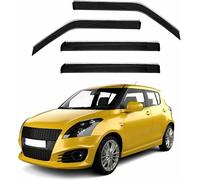 YUSHENGSRSAN 4 PCS Car Window Deflectors for Suzuki for Swift GL MK2-MSF 2010-2016, Car Window Visors Rain Guards Side Window Deflector Visors