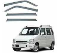 YUSHENGSRSAN 4 PCS Car Window Deflectors for Suzuki Wagon R MK1 1993-2007, Car Window Visors Rain Guards Side Window Deflector Visors
