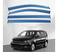 YUSHENGSRSAN 4 Pcs Car Window Deflectors For Volkswagen For Vw For Touran Mk1-1T 2003-2015, Side Window Ventilated Visors Rain Deflector Car Window Rain Guards