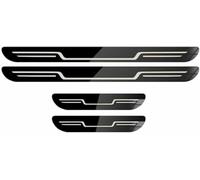 YUSHENGSRSAN Car Door Sill Protector Strips For Benz C Class Wagon 2015-2023, 4Pcs Car Door Sill Scuff Plate Car Welcome Pedal Strip