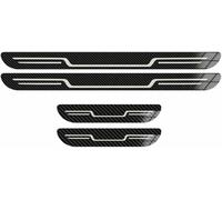 YUSHENGSRSAN Car Door Sill Protector Strips For Jeep For Commander 2018-2025, 4Pcs Car Door Sill Scuff Plate Car Welcome Pedal Strip