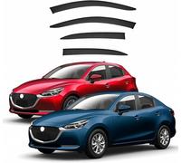 YUSHENGSRSAN Car Window Deflectors for Mazda for Demio MK3-DJ-DL 2015 2016 2017 2018 2019 2020 2021 2022 2023+ Car Window Visors Rain Guards Side Window Deflector Visors