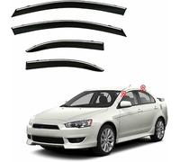 YUSHENGSRSAN Car Window Deflectors For Mitsubishi For Lancer Ex Mk9 2008-2016, Side Window Ventilated Visors Rain Deflector Car Window Rain Guards