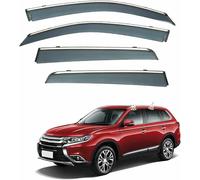 YUSHENGSRSAN Car Window Deflectors For Mitsubishi For Outlander Mk3 2013-2021, Side Window Ventilated Visors Rain Deflector Car Window Rain Guards