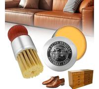 YushengTai Furniture Salve and Brush for Leather, Furniture Leather Salve with Boar Bristle Brush, Leather Conditioner and Leather Restorer for Sofas, Furniture Salve Leather for Sofa, Car Seats