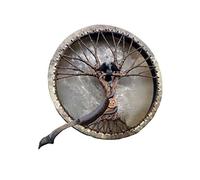 Yushifa Shaman Drum Shaman Drum Tree-of-Life Drum Handmade Shamanic Drum with Drum Stick Sound Healing Adult Drum