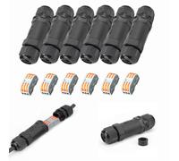 YUSHIHU Outdoor Junction Box, waterproof cable connector, IP68 waterproof connectors, wire connectors for Cable Diameter Ø6mm-11mm(6PCS)