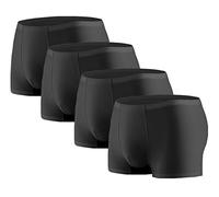 YUSHOW 1 or 4 Pack Mens Boxers Ice Silk Cooling Underwear Anti-Ride Up Breathable Trunks for Men Cool Dry Boxer Shorts Smooth Anti Chafing Underpants