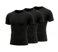 YUSHOW Compression Shirt Men 3 Pack Short Sleeve Gym T-Shirt Muscle Fit