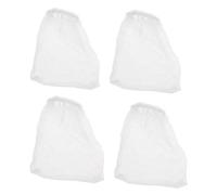 Yushu - 4Pcs Fish Tank Filter Bags, Replacement Filter Bags, For Aquarium Battery Powered Gravel Cleaner, Electric Sand Washer Net Bag, Aquarium Filter Bags