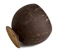 Yushu - Coconut Shell Cup, Natural Coconut Cup, Creative Coconut Shell, Fruit Beer Coffee Cold Drink Cup, Vegan, Eco-friendly for Drink, Dessert, Fruit, Snacks and So on