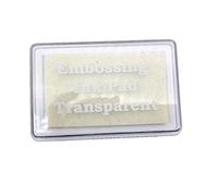 Yushu - Embossing Ink Pad - Transparent Stamp Inkpad - for DIY Scrapbook Card Making - DIY Silicone Transparent Stamp Cling Seal - Scrapbook Embossing Album Decor