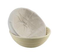 Yushu - Fermented Rattan Basket Cloth Cover, Round Bread Proofing Kit, Baking Utensils With Cover