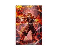 YuShuas Anime Demon Poster Slayer Manga Anime Music Posters for Room Aesthetic Canvas Wall Art Bedroom Decor12x18inch(30x45cm)