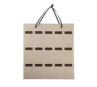 YUSHUD Sunglasses Organizer Storage Wall Pocket 15 Slots Eyeglasses Stand Holder Glasses Display Hanging Bag with Metal Hook
