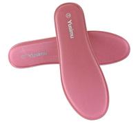 Yusimu Pink Women's Cushioned Insoles with Memory Foam - Soft Comfort Inserts for Trainers, Boots & Walking Shoes - UK3