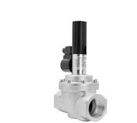 YUSKICCNE DN25 DN32 DN40 DN50 Gas Emergency Cut Off Normally Closed Solenoid Valve Linkage Commercial Linkage Gas Industrial Thread(DN50 closed 0.1MPa)