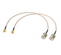 Yuslao SMA Male to UHF SO-239 Female Adapter Handheld Antenna Cable 12inch for Handheld Walkie Talkie RF Application Amateur Radio CB Radio 2pcs