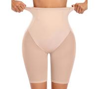 Yuson Girl Invisible Seamless Control Knickers for Women Breathable Mesh Control Shorts High Waist Tummy Slimming Butt Lifting Shapewear No Panty Lines Under Dresses(Nude, S)