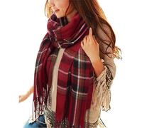 Yuson Girl Women's Fashion Long Shawl Big Grid Winter Warm Lattice Large Scarf