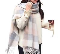 Yuson Girl Women's Fashion Long Shawl Big Grid Winter Warm Lattice Large Scarf