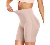 Yuson Girl Women's High Waisted Tummy Control Knickers Butt Lifting Seamless Shapewear Shorts Thigh Slimming Invisible Body Shaper Smooth Under for Dresses Skirts(Nude, XL)