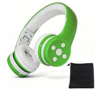 YUSONIC Kids Wireless Headphones, Toddler Bluetooth headphone,Foldable over Ear with Built-in Mic for Kids Toddler Teenager, Cell Phones TV Tablet School Network Office Uses (Green)