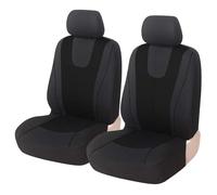 YUSOPOADS Car Seat Cover Full Sets for Ford Fiesta Hatchback 2009-2014 2015 2016,NonSlip Front Rear Protectors Easy Install with Two-Tone Accent Interior Accessories,A-2 seats