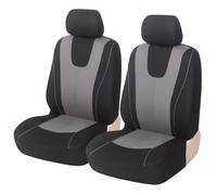 YUSOPOADS Car Seat Cover Full Sets for Ford Fiesta Hatchback 2009-2014 2015 2016,NonSlip Front Rear Protectors Easy Install with Two-Tone Accent Interior Accessories,C-2 seats