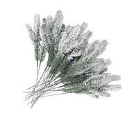YUSSEQDD 24piece Faux Pine StemsFlower Wedding Real Touch Norfolk Pine Stems Real Touch Norfolk Pine Stemss Artificial Plants For Decoration Plants Home Home Decoration, green with foam, 24PCS