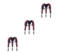 YUSSEQDD 3 Set of Adjustable Suspensions Rig Heavy-Duty and Comfortable Suspenders Belt for Carpenter Electrician Work and Carpenters, Only one Type 3Set