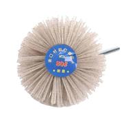 YUSSEQDD Abrasive Grinding Head With Threaded Shank Allows Transition Between Brush Functions For Enhanced Rust And Paint Removal Wire Brush Wheel Polishing Removing Rust Painting, 80 Grit