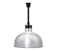 YUSSEQDD Buffet Heating Lamp Hanging Stainless Steel Provides Effective Food Warming With Extendable Height For Catering Kitchen Food Heat Lamp Warming Warmer, Silver