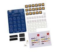 YUSSEQDD Comprehensive DIY Calculator Soldering Project Kit Students Seeking Hands-On Electronic Learning Experience Desk Calculator Soldering Projects Diy Electronic, Without shell, 128x90mm