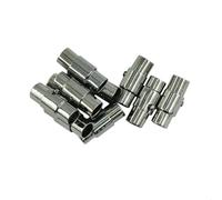 YUSSEQDD Copper Magnetic Clasps Jewelry Clasp Cord Ends Lightweight Black Fastener Leather Handmade Designs Hole Sizes9mm Connector Anti-stain Bracelets And Other Leather Fashion Jewelry Making