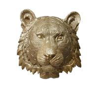 YUSSEQDD Handmade Animal Head Wall Plaque Realistic Decor for Living Room and Cafes Resin Animal Head Wall Hanging Sculpture Office Fine Workmanship Polyresin Statue Decoration, Tiger