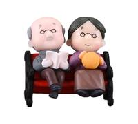 YUSSEQDD Love Parents Statue Captures Tender Moments Cake Topper Adding Emotion To Celebratory Events Like Anniversaries Elderly Couple Figurines Art Collection Souvenirs