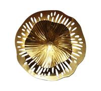 YUSSEQDD Metal Wall Decor Irregular Disc Wall Art Background Wrought Iron Sculpture Vivid Eye Catching Home Accent Metal Plate Decor For Farmhouse Home Office, S