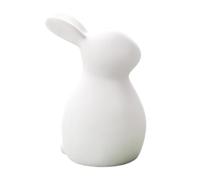 YUSSEQDD Playful Bunny Statue Easter Bunny Figurine Statue Cheerful Addition To Inspiring Creativity And Fun Modern Bookcase Shelf Desktop Decor Birthday Gift, White, B 7.6x12.6cm