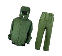 YUSSEQDD Protective Coveralls Sandblasting Clothes Thickened Breathable Polyester Suited For Industrial Work Environments Spray Paint Protective Clothes Cast Iron Painting