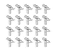 YUSSEQDD Scaffolding Connecter High Performance Scaffolding Joint Connecter Parts Galvanized Metal Structure Connecting Rod Pin Shelf Bracket, Silver, 12x45mm