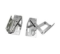 YUSSEQDD Scissors Spring Hinge 45 Degrees Downward Flip Door Spring Hinge Practical and Sturdy in Kitchen Areas Spare Parts Wear Resistant Space Optimization Scissors Door Iron