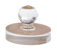 YUSSEQDD Sealing Wax Seal Stamp Vintage Sealing Wax Stamp For DIY Invitations Lipstick Blusher Powder Repair Mineral Pressed Powder Pressing Tool DIY Foundation Blush, Clear, 3.5x4cm