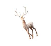 YUSSEQDD Standing Deer Decoration Collectible Home Office Reindeer Ornaments Elegant and Charming, Standing Red