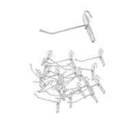 YUSSEQDD Sturdy Grid Wall Hooks Heavy Duty Stainless Steel Designed for Garage Retail Shops Jewelry Stores Efficient Organization Storage Solutions Jewelry Store Shelf Hooks Hangers Retail Shop