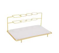 YUSSEQDD Toothbrush Storage Rack With Multiple Compartments Bathroom Essential Organizer For Toothbrushes And Tubes Bathroom Stand Rack Organizer Countertop, White, 25x15x12cm