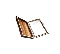 YUSSEQDD Wooden Collection Box With Clear Top Specimens And Jewelry Storage As Desktop Decoration Ensuring Wear Resistance Wooden Collection Box With Clear Top Multipurpose