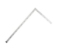 YUSSEQDD Woodworking Essential Aluminum Alloy Square Right Ruler Precision Measuring Tool For Builders Aluminum Alloy L Shape, 250 * 500(MM))